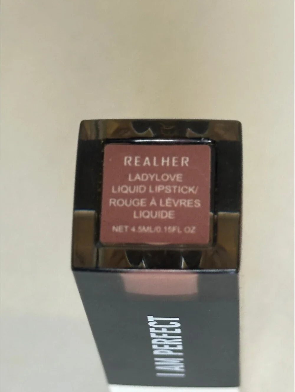 RealHer matte liquid lipstick I Am Perfect (True Nude) 0.15 fl oz